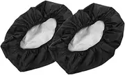 FOYTOKI 2Pcs Bike Basket Cover Foldable Canvas Sleeve for Electric Bicycle Dustproof and Rainproof Protection for Front Basket Outdoor Use