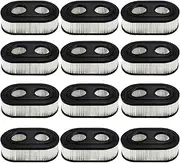 12 Pack 593260 Air Filter for Briggs & Stratton 798452 334404 Replacement,Fit for 5432 5432k 550ex 675ex 725exi Series Engines Models,Air Filter for Troy Bilt TB110 TB200 TB230 Lawnmower