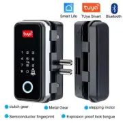 Glass Door Smart Lock Bluetooth Fingerprint Recognition IC Card Biometric Unlock