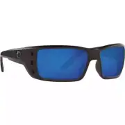 Costa Permit Blackout Frame Sunglasses w/Blue Mirror 580G Lens 06S9022-90221262