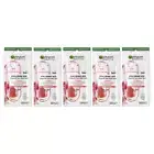 5x Garnier Skin Active Hyaluronic Acid Ampoule Face Sheet Mask Watermelon Extrac