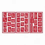 EtchMaster Alphabet Stencil Set - Create Stunning Designs with Armour Etch Over