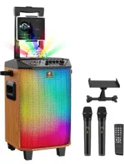 Karaoke Machine K20 TONOR Portable Bluetooth Speaker with 2 Wireless Microphones