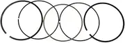 Motorcycle Bore Size 38mm STD ~ +100 Piston Ring Fit for D50 AF54 55 56 57 AF62 D50 Z4 50 AF 54 62(Oversize 50)