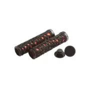 Clarks Lock On Grips — 130mm / Black & Red —AUS STOCK— Bike MTB Handlebar Bar