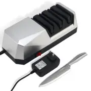 Electric Knife Sharpener with 3-step Sharpening System and Diamond Abrasives, Su