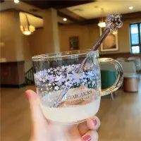 在飛比找蝦皮商城精選優惠-✨星巴克水杯✨ 星巴克水杯 浪漫櫻花變色玻璃杯 咖啡杯  藤