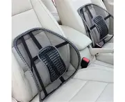 2x Mesh Back Lumbar Support Car Cushion Brace Seat Posture Corrector Office Chair Home