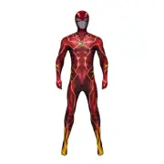 The Flash Printed Jumpsuit Uniform Costume Cosplay Halloween