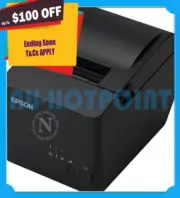 Epson TM-T82IIIL-481 USB/Serial Port Thermal Receipt Printer+2-Yr Wty C31CH26481