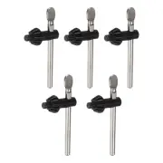 Drill Chuck Key Wrench 8mm Dia 11 Teeth for 3-16mm Drill Chuck Silver 5pcs