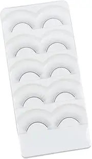 OFFIGAM Silicone Practice Model Head Eyelash Extension Kit Training Tool for for Home Use