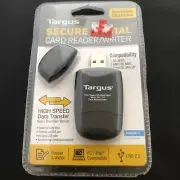 NEW Targus Secure Digital SD Card Reader Writer USB High Speed For PC/Mac