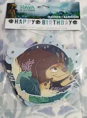 Disney Raya & The Last Dragon Happy Birthday Jointed Banner Party Decorations