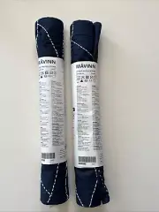Lot of 2 IKEA Mavinn Table Runner 14" x 51" Blue, 100% Cotton New