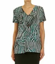 BNWT RRP$179 SABA size 8 (also fits 10) Vapor Print Top
