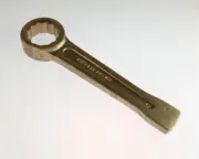 WS-1-1/8 AMPCO TOOL Box Wrench, 2-Point Box End, Non-Sparking, Non-Magnetic, Cor
