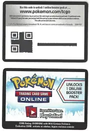 POKEMON (PTCGO) BW Boundaries Crossed UNUSED Booster Pack ENBW7BST ONLINE CODE