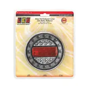 LED Autolamps Stop Tail Indicator Reflector Maxilamp Light Black Chrome Blister