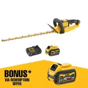 DeWALT 54V 6Ah 660mm Cordless Hedge Trimmer Kit