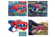 Nerf DinoSquad Raptor-Slash Dart Blaster 6-Dart Rotating Drum Slam Fire Gun Toy