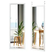 Costway Full-Length Mirror Wall Door Mounted Hanging Dressing Mirror 120 x 37cm
