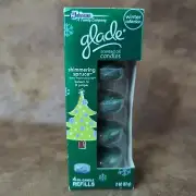 Glade Scented Oil Candles Refills Shimmering Spruce Winter Collection New