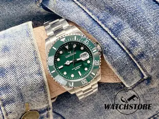 C&F 【Emilio Valentino范倫提諾】專櫃精品 4.3mm大錶徑水鬼王全白鋼腕錶 手錶 男錶女錶 兩年保固