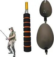 Fish Bait Thrower,Telescopic Fishing Baiting Tool | Stainless Steel Anti-Slip Bait Thrower Feeder for Father, Boyfriend, Fishing Enthusiasts