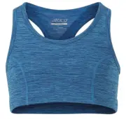 NEW BCG Girls' Studio Blue Spacedye Racerback Sports Bra Size Small