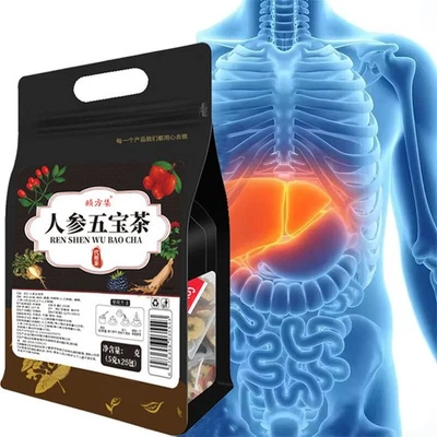 (-20%off)Ginseng six treasure tea ,Kidney tea,liver tea ,red date kidney health