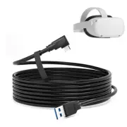 Link Cable for Oculus Quest 3,16.5Ft/5M for Gaming and Steam,High Speed Data Tra