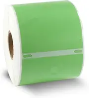 BETCKEY Visitor Name Tag Badge Labels, 2-1/4" x 4", 250 Labels, Green