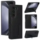 For Samsung Galaxy Z Fold 6 5 4 3 Case with Kickstand Slim Anti-Slip Anti-Scratc