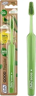 TePe GOOD Mini Toothbrush, Extra Soft, Green, 1pc, toothbrush for children, extra soft bristles for gentle cleaning, from first tooth until 3 yrs