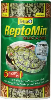 Tetra Reptomin Select-A-Food for Aquatic Turtles, Newts and Frogs 1.55 Ounces