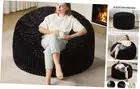 4ft Bean Bag Chairs for Adults Large Beanbag Chair with Dutch Corded Plush