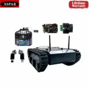 TR400 Programmable Robot Tank w/Controller Power Adapter ROS Robot for Arduino