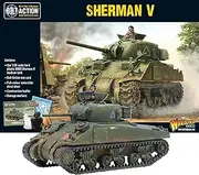Bolt Action Sherman V Tank 1:56 WWII Military Wargaming Plastic Model Kit