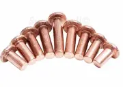 Flat Head Knurling Copper Rivets Solid Brass Rivet M2 M2.5 M3 M4