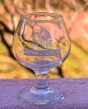 NEW HIGH WIRE BREWING COMPANY STOUT BOUT TASTING GLASS