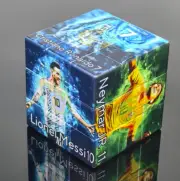 3X3X3 3D Printing Soccer Players Speed Magic Cubes Early Education Puzzle