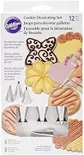 Wilton Cookie Decorating Supplies Tip 12 Piece Set