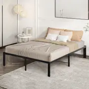 Levede Metal Bed Frame Base - Queen/King/Single Size, 40cm in Height