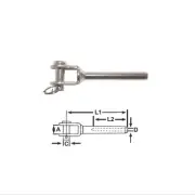 Rigging Screws-Jaw & Swage Terminal 1/4 inch