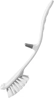 Dishes Scrub Brush | Dish Cleaning Brush Pot Scrubber - Long Handle Kitchen Tools, Cast Iron Cleaner for Cookware Sink Bathroom Scrubbing Washing