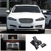 Black Car Center Control Multimedia Button Patch Sticker For Jaguar XF 2012-2015 (for: Jaguar)