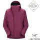 【加拿大 ARCTERYX 始祖鳥】女新款 Solano Gore-Tex_防風防潑水透氣軟殼連帽保暖外套(僅330g) 適登山健行旅遊 非Mammut_29155 丘比特紫