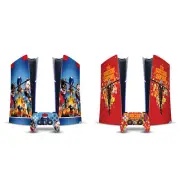THE SUICIDE SQUAD 2021 CHARACTER POSTER VINYL SKIN FOR PS5 SLIM DIGITAL BUNDLE