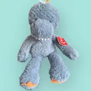 Aurora Blue-ish/Gray Plush SPRIGGIE DINO JAX Dinosaur Lovey Baby Toy #33589